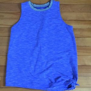 SO Blue Tank Top w/ Collar